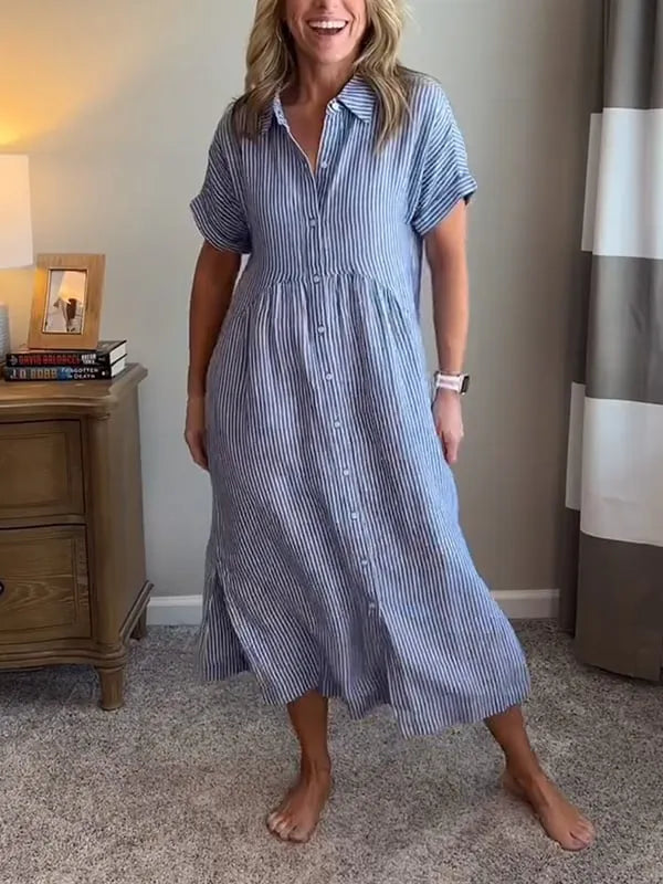 Vittoria | Robe-Chemise Confortable et Élégante