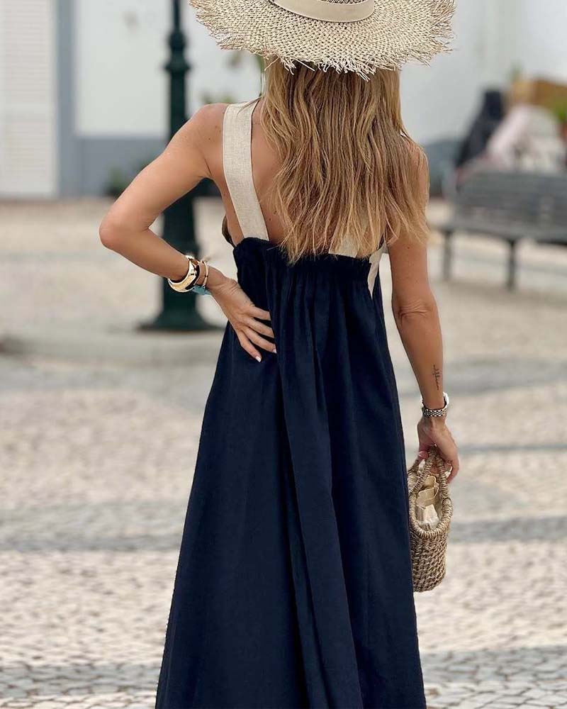 Sienna | Robe Élégante à Dos Nu et Col Croisé