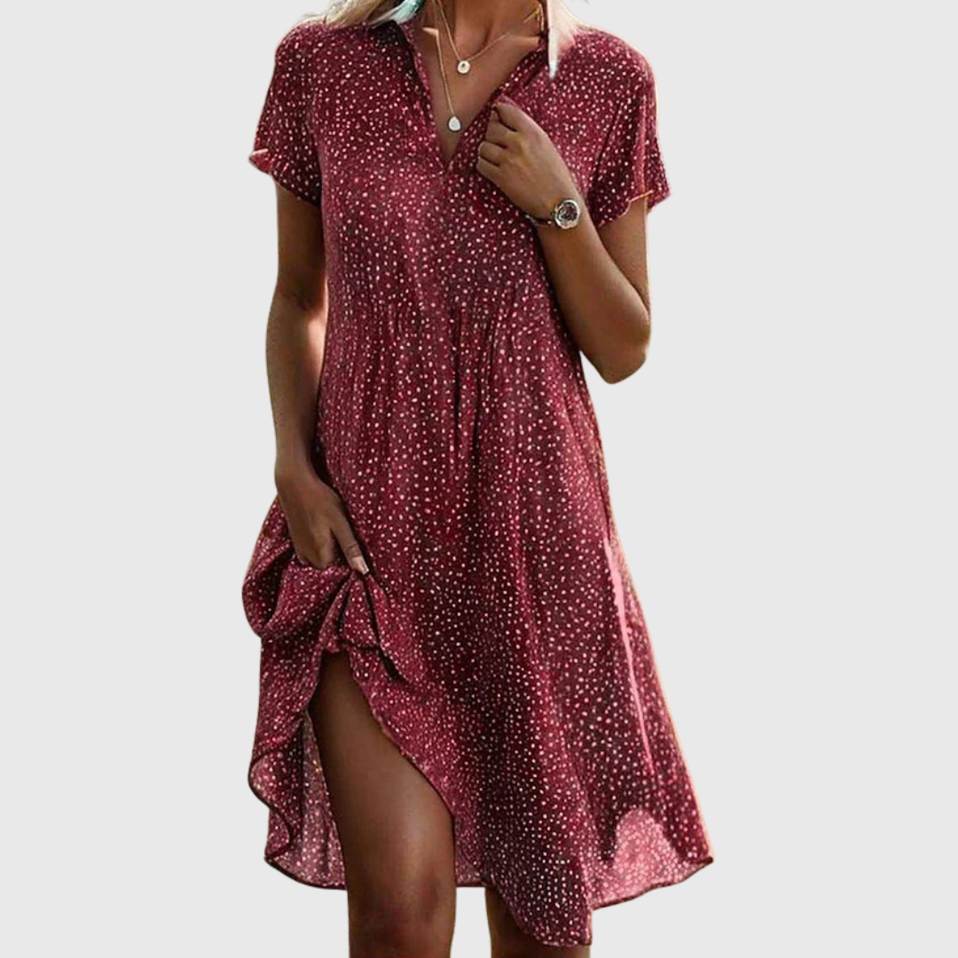 Sienna | Robe au Tissu Doux et Raffiné