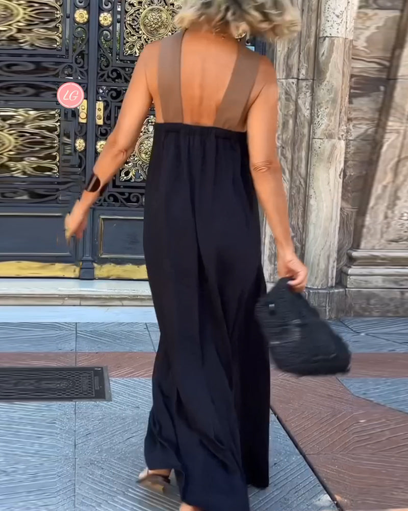 Sienna | Robe Élégante à Dos Nu et Col Croisé