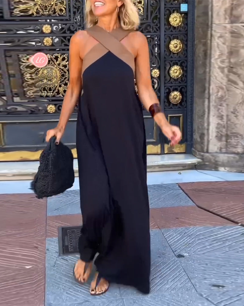 Sienna | Robe Élégante à Dos Nu et Col Croisé