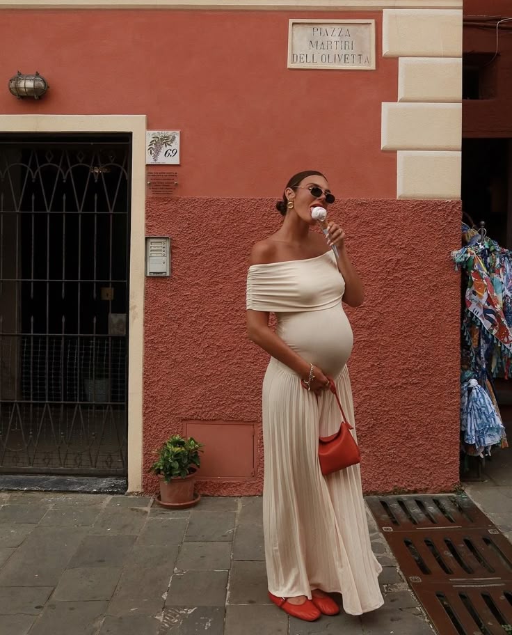Annalise | Robe de Maternité Raffinée