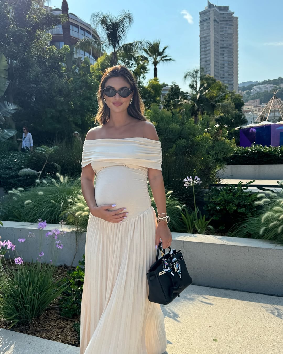Annalise | Robe de Maternité Raffinée