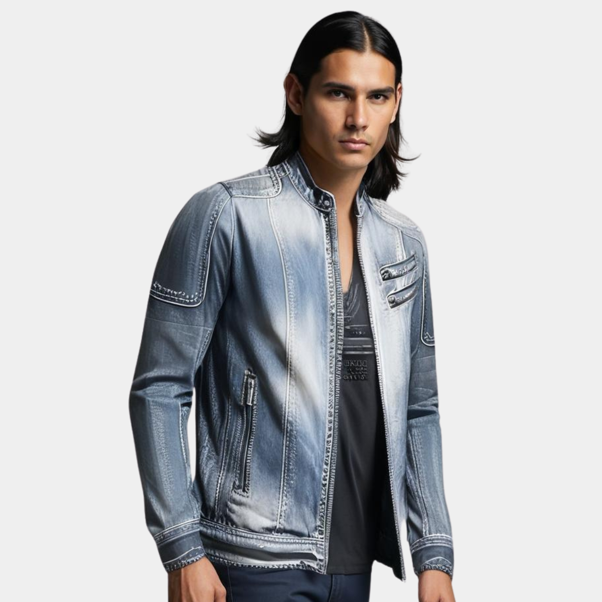 Piero | Veste en Denim Intemporelle