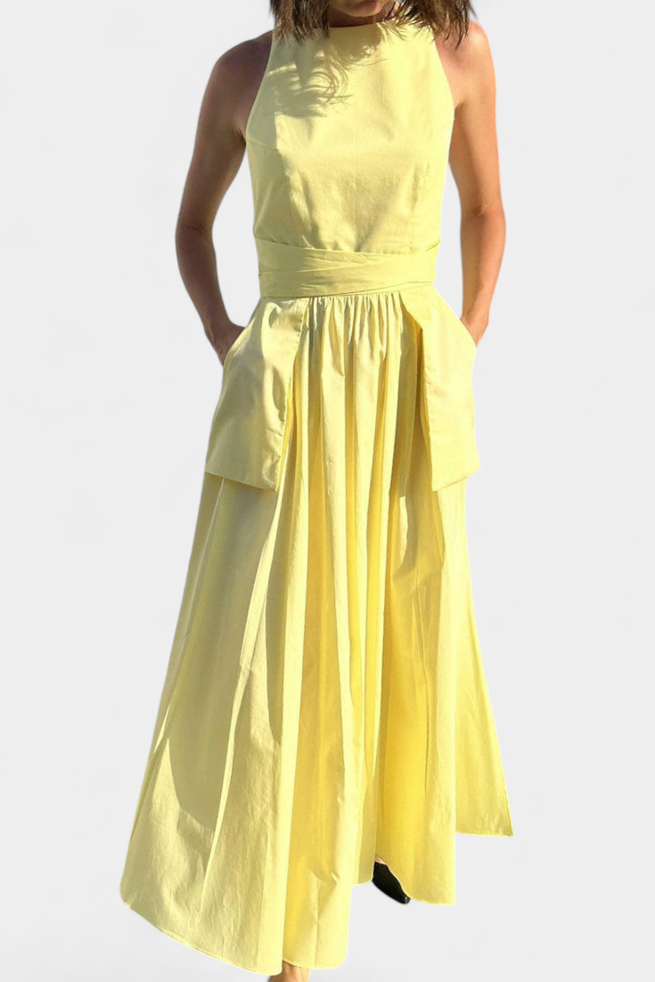 Serena | Robe Longue Romantique à Bretelles Réglables
