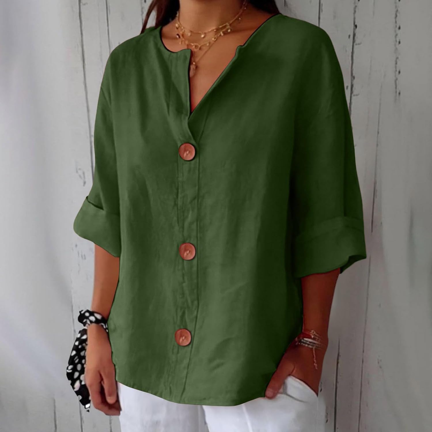 Clara™ | Blouse Légère et Élégante