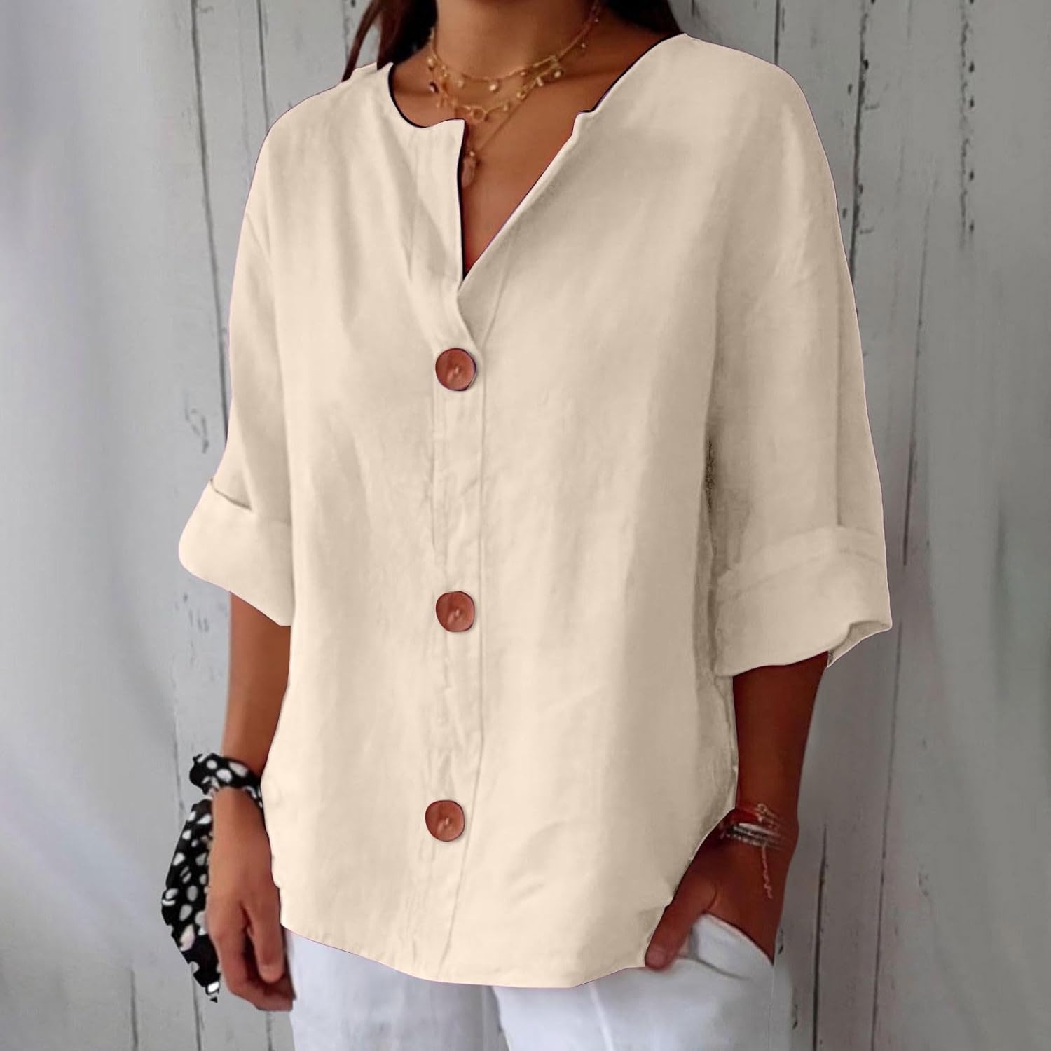 Clara™ | Blouse Légère et Élégante