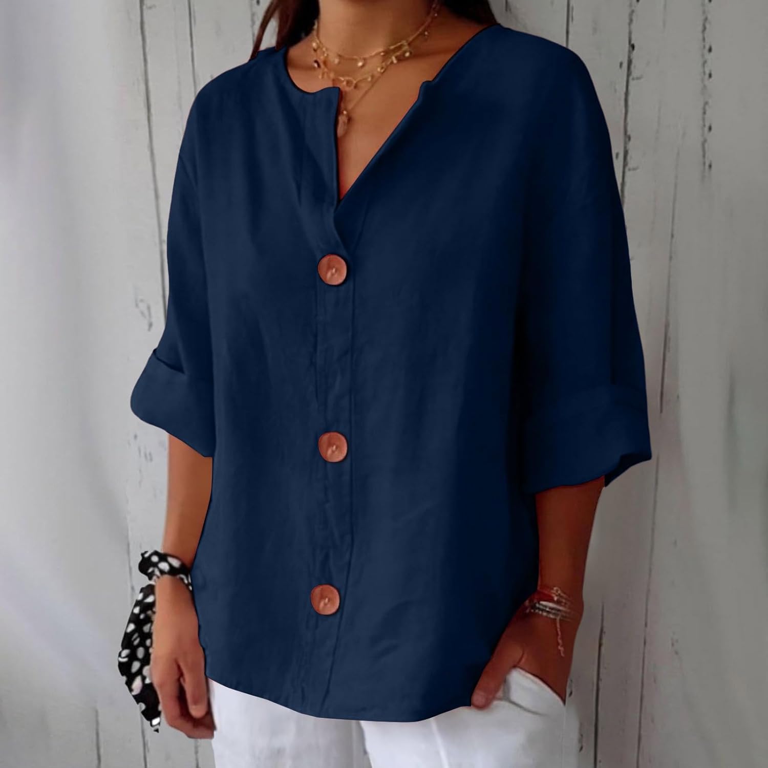 Clara™ | Blouse Légère et Élégante