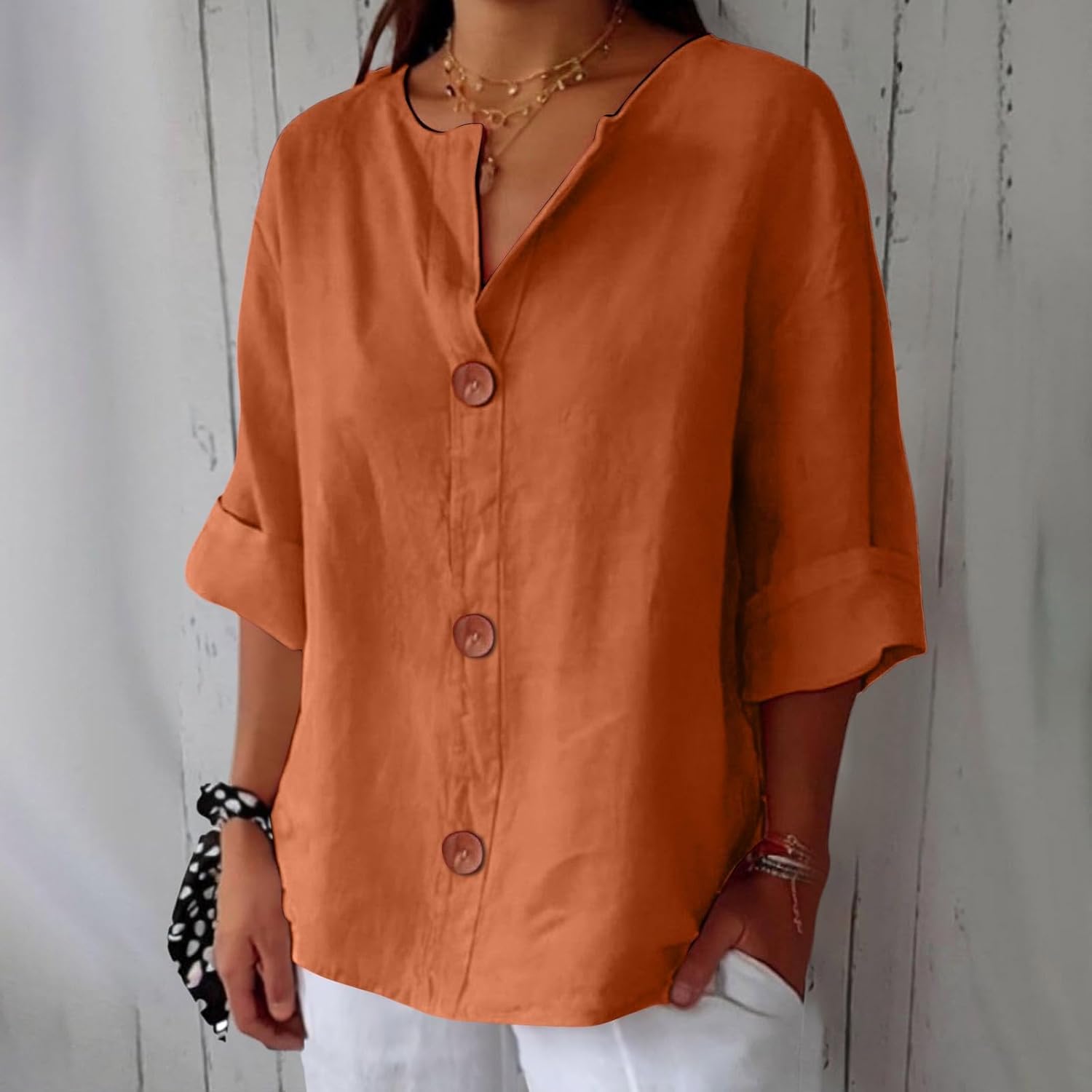 Clara™ | Blouse Légère et Élégante