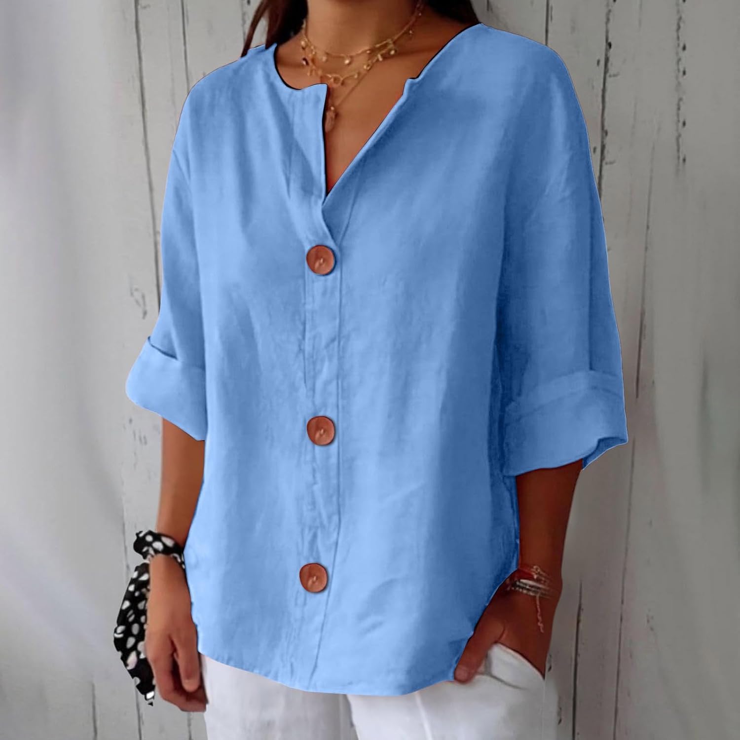 Clara™ | Blouse Légère et Élégante