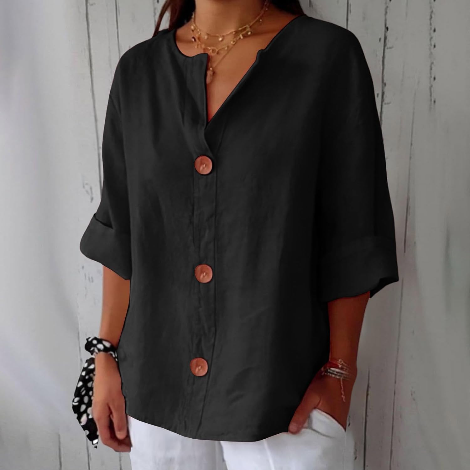 Clara™ | Blouse Légère et Élégante