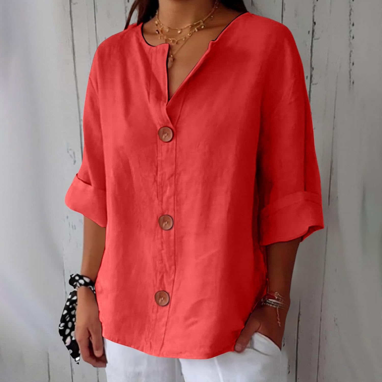 Clara™ | Blouse Légère et Élégante