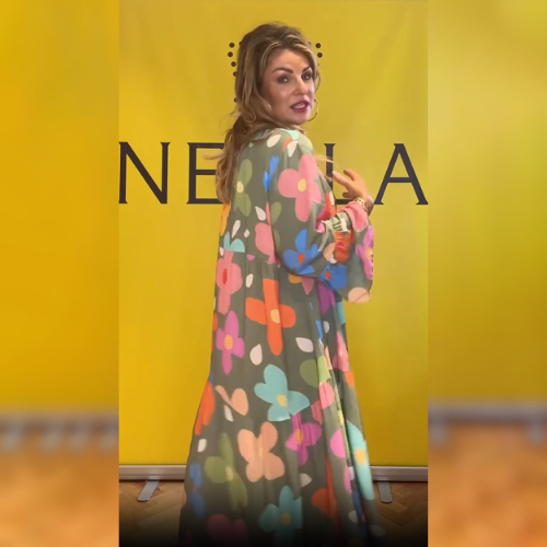 Luna™ | Robe Élégante à Imprimé Fleuri