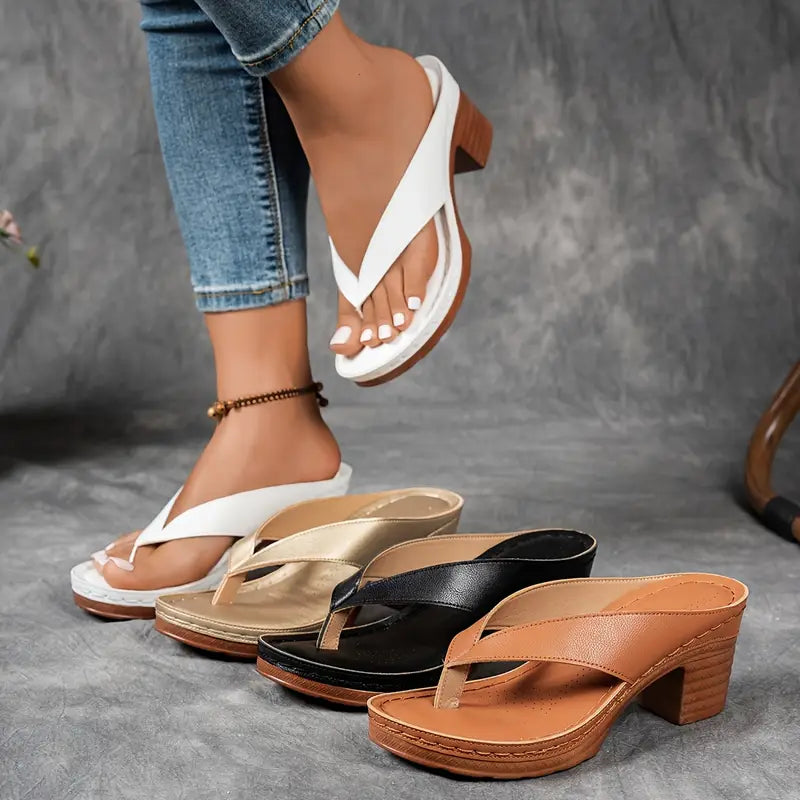 Morgane™ | Chaussons Orthopédiques avec Talon