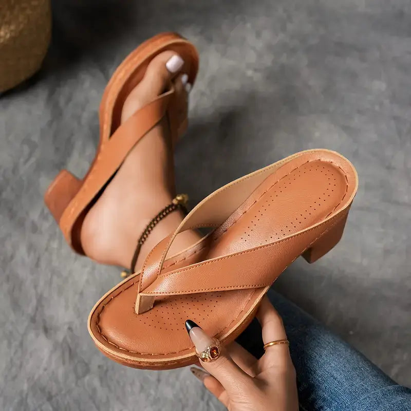 Morgane™ | Chaussons Orthopédiques avec Talon