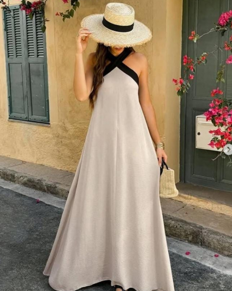 Sienna | Robe Élégante à Dos Nu et Col Croisé