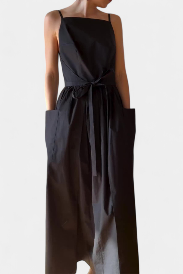 Serena | Robe Longue Romantique à Bretelles Réglables