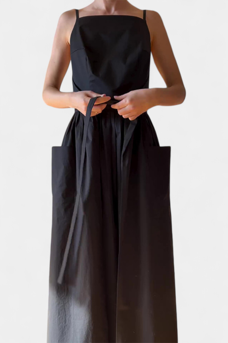 Serena | Robe Longue Romantique à Bretelles Réglables
