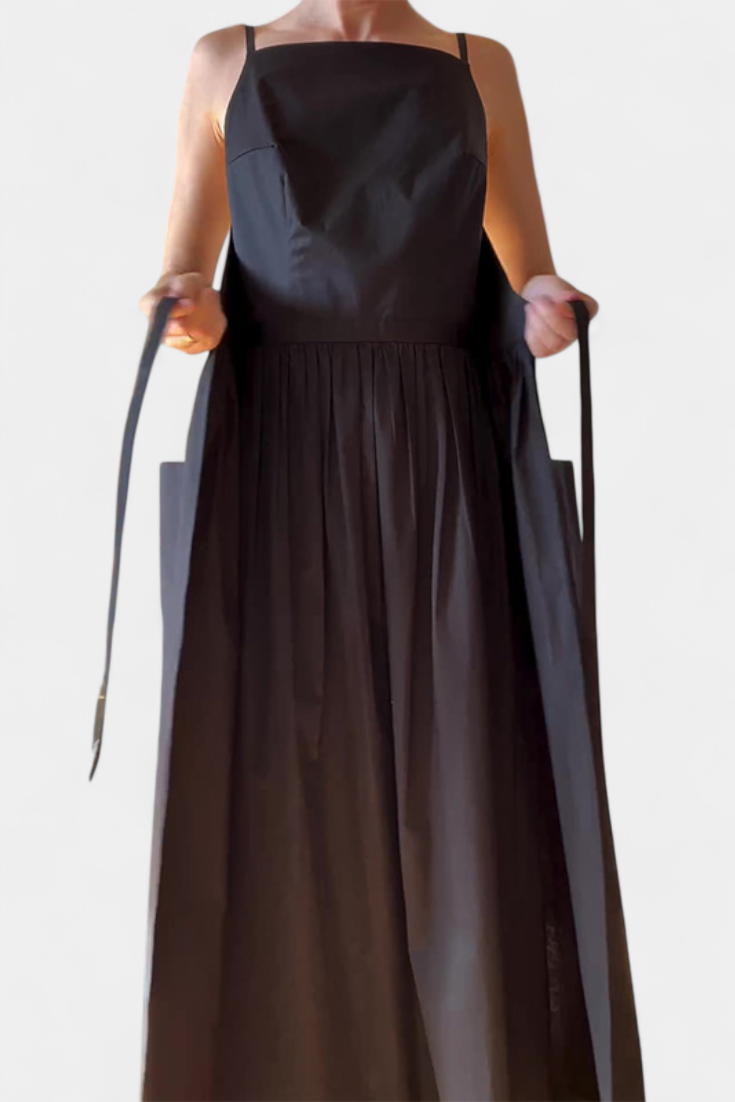 Serena | Robe Longue Romantique à Bretelles Réglables