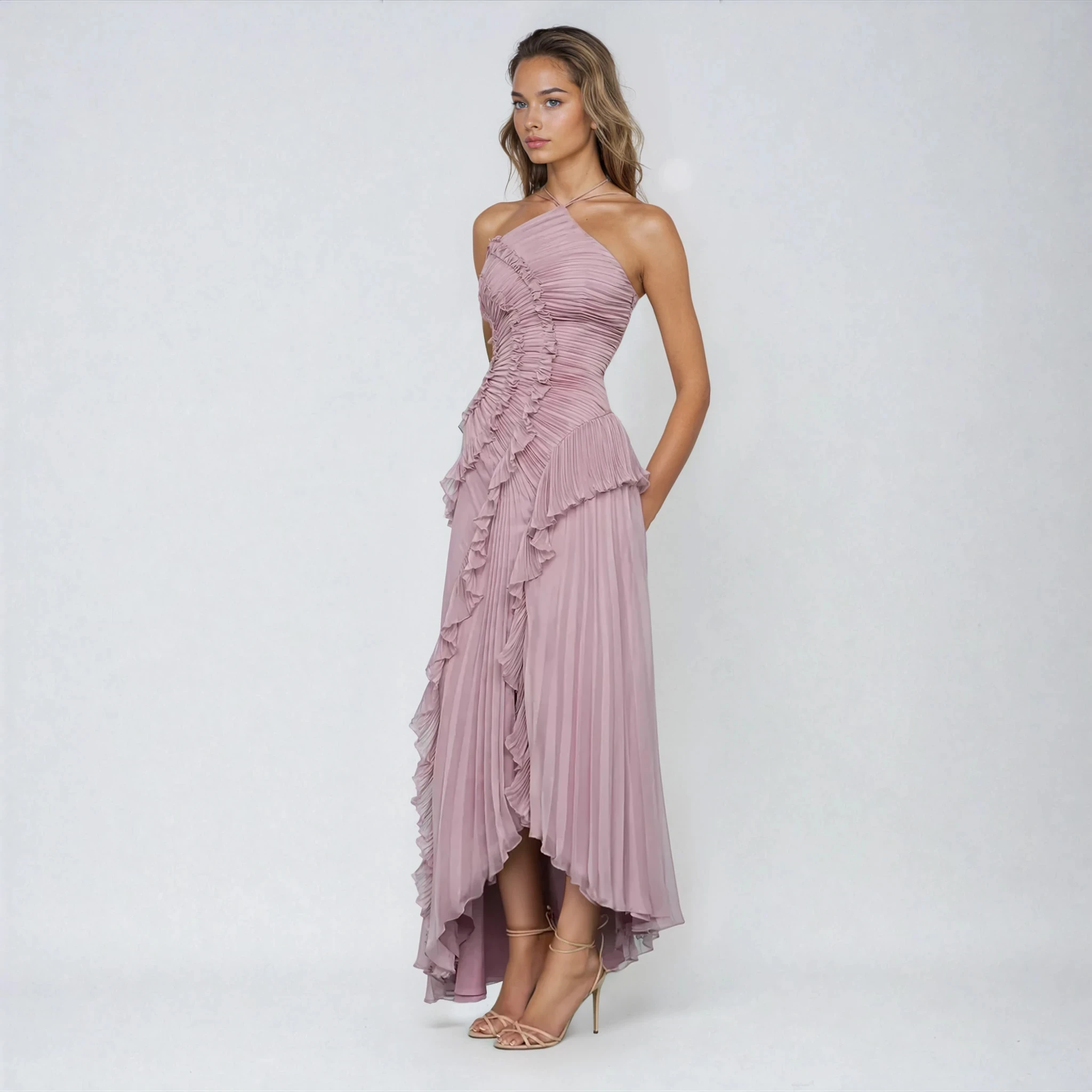 Elisia | Robe Lilas Qui Fait Sensation