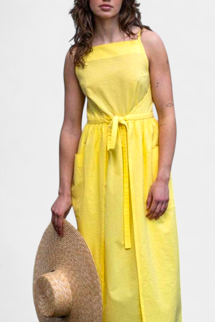 Serena | Robe Longue Romantique à Bretelles Réglables