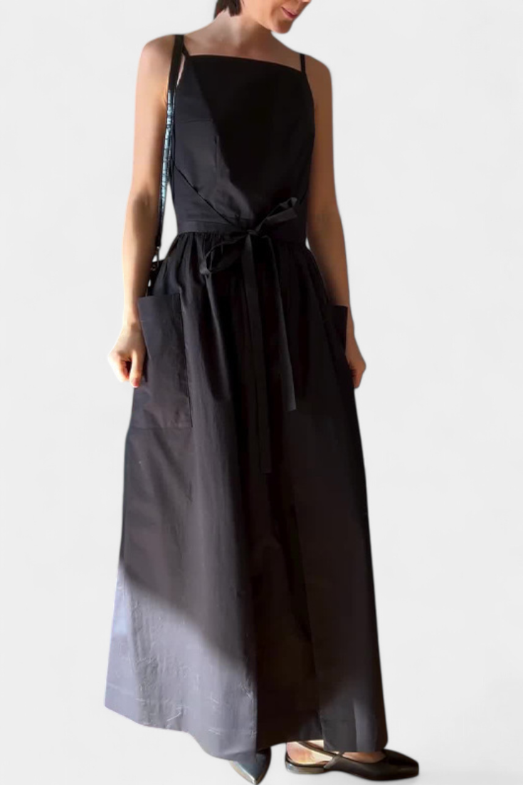 Serena | Robe Longue Romantique à Bretelles Réglables
