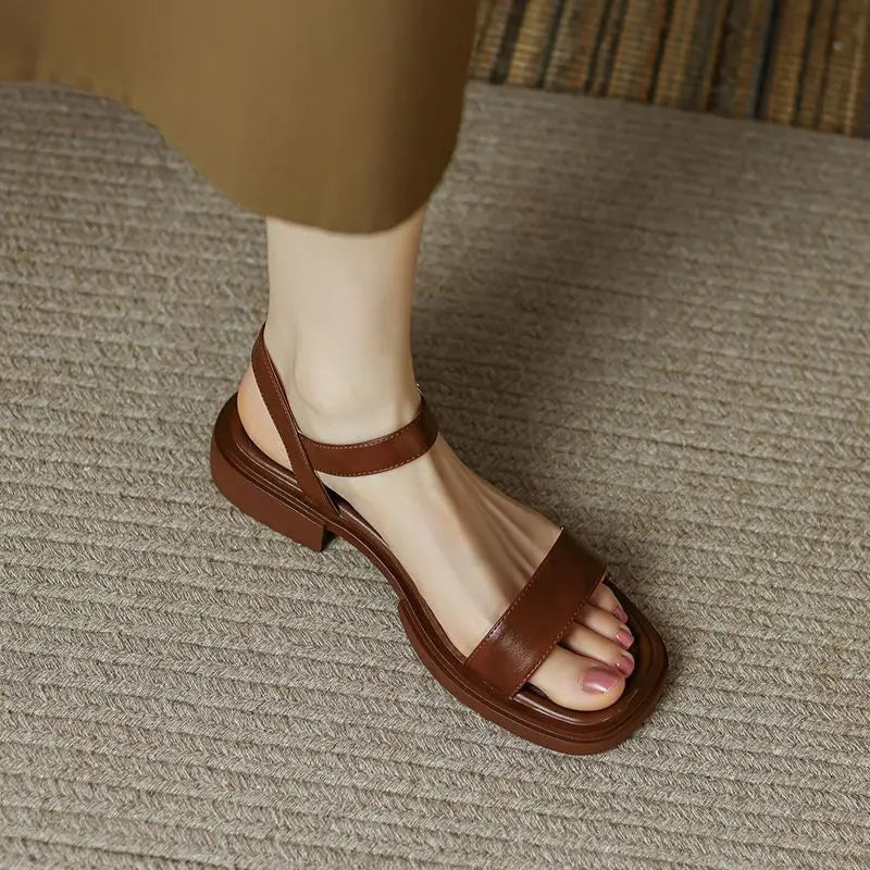 Ricci | Sandale Casual au Look Naturel