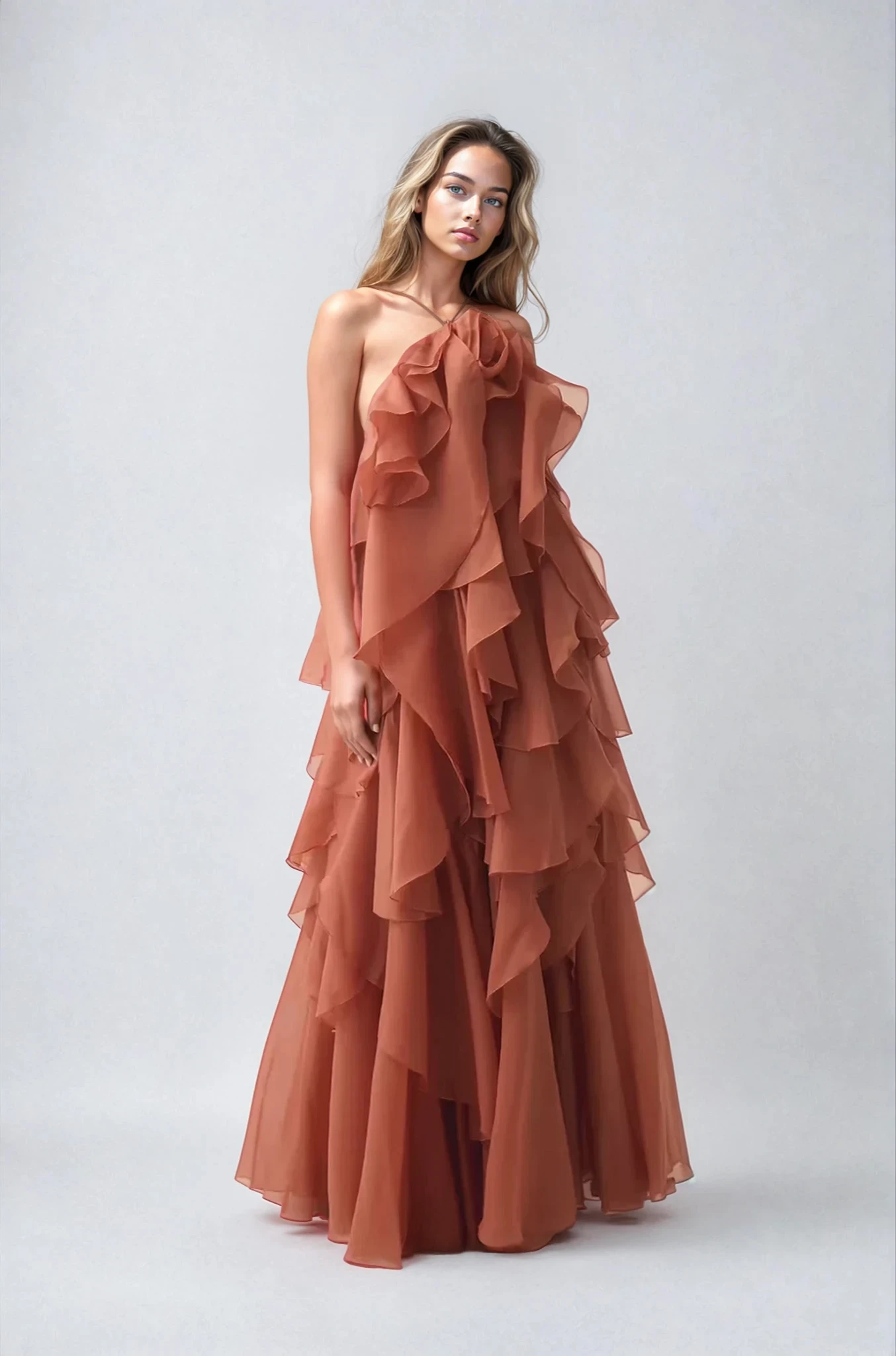 LIVORA | Robe Maxi Élégante