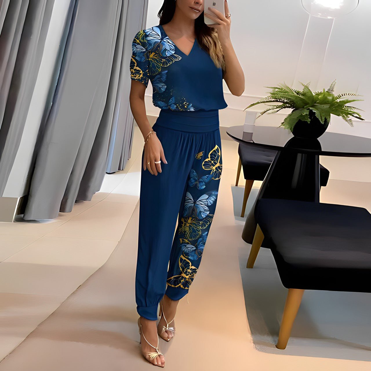 Alexandra | Ensemble tendance blouse et pantalon