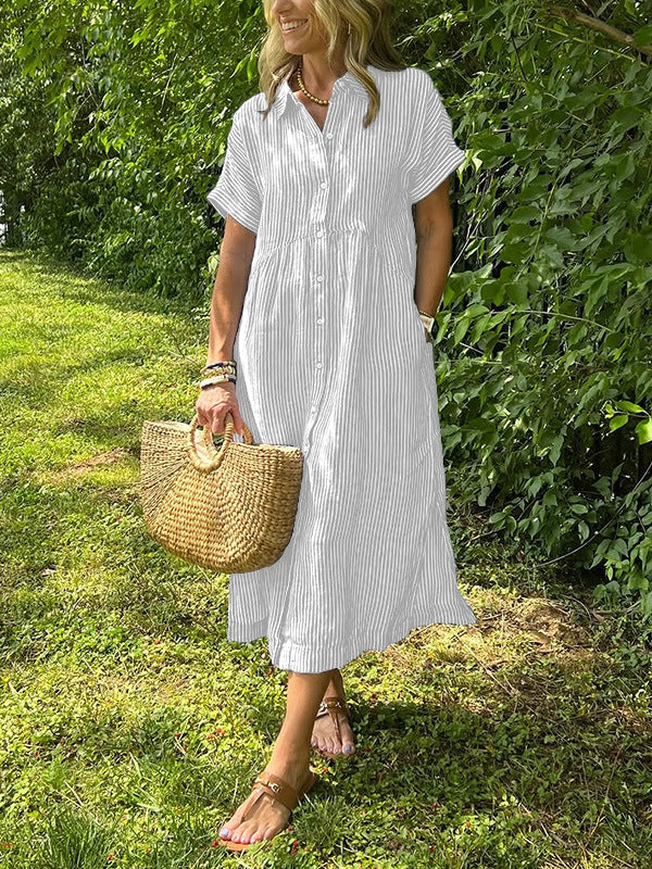 Vittoria | Robe-Chemise Confortable et Élégante