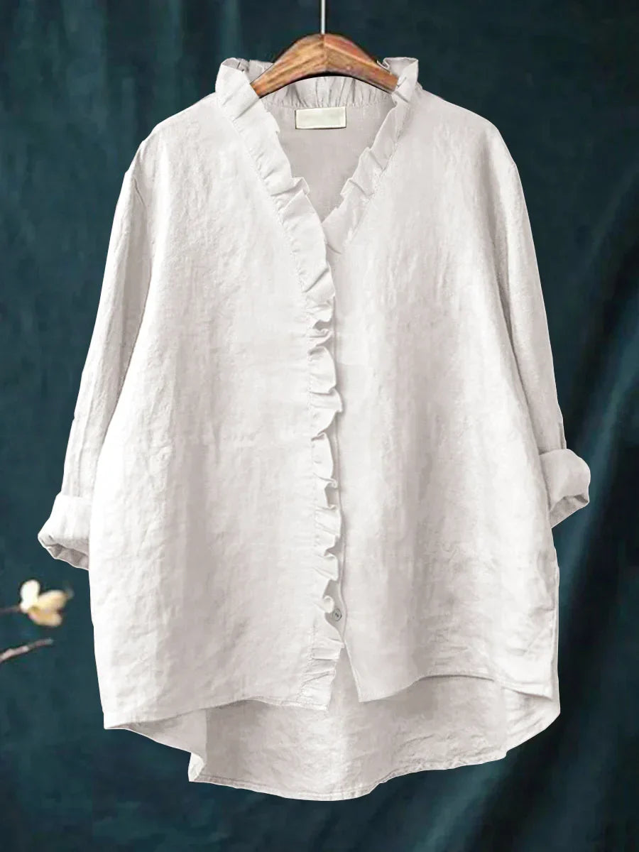 Sanela | Chemise Décontractée à Volants