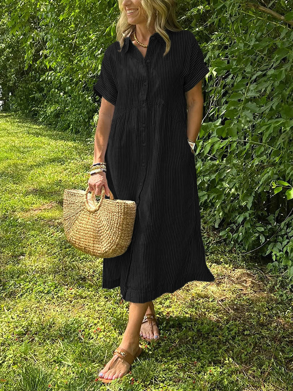Vittoria | Robe-Chemise Confortable et Élégante