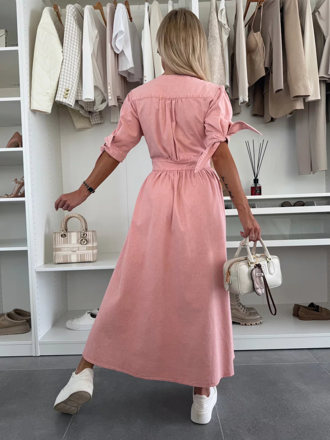 Ivanka | Robe en denim élégante