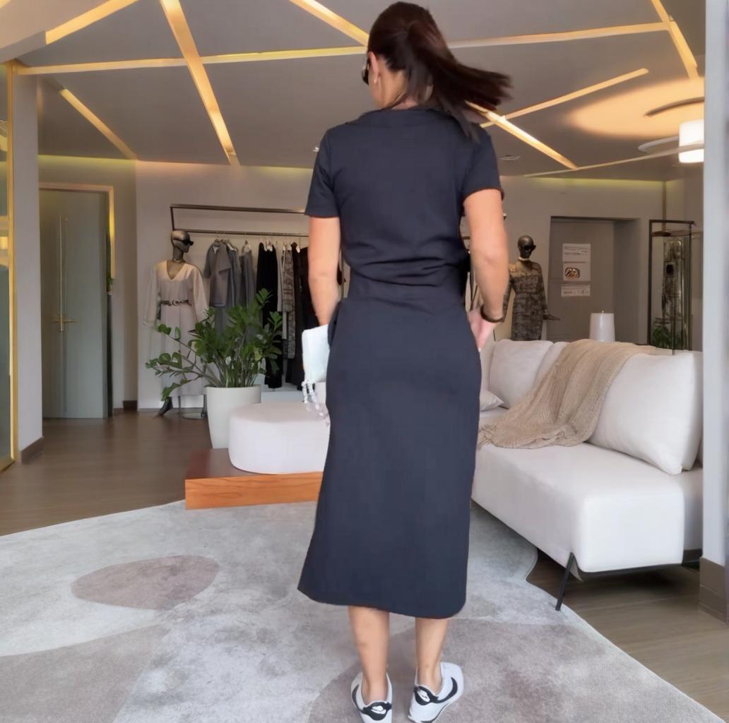 Noa™ | Haut et Jupe Élégants avec Décolleté en V
