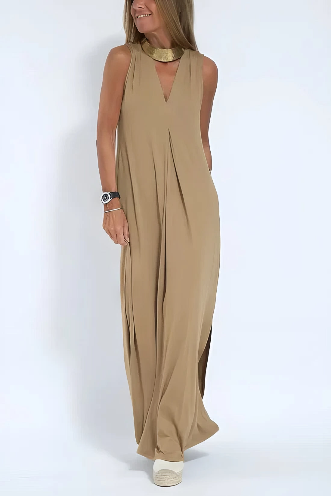 Elise | Robe Longue Élégante + Cardigan Offert