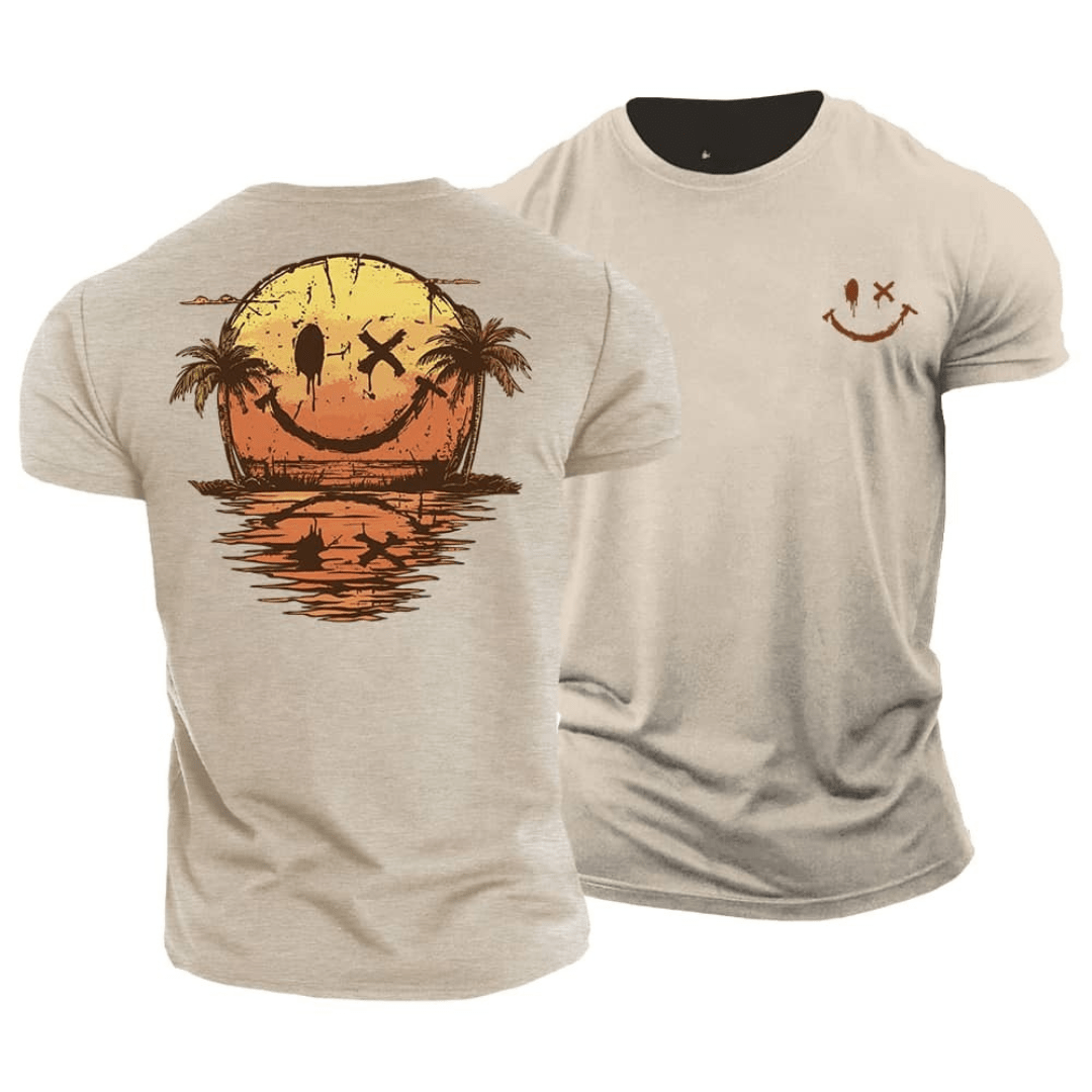 T-shirt Smiley d’Été – Offre 1+1 Gratuit
